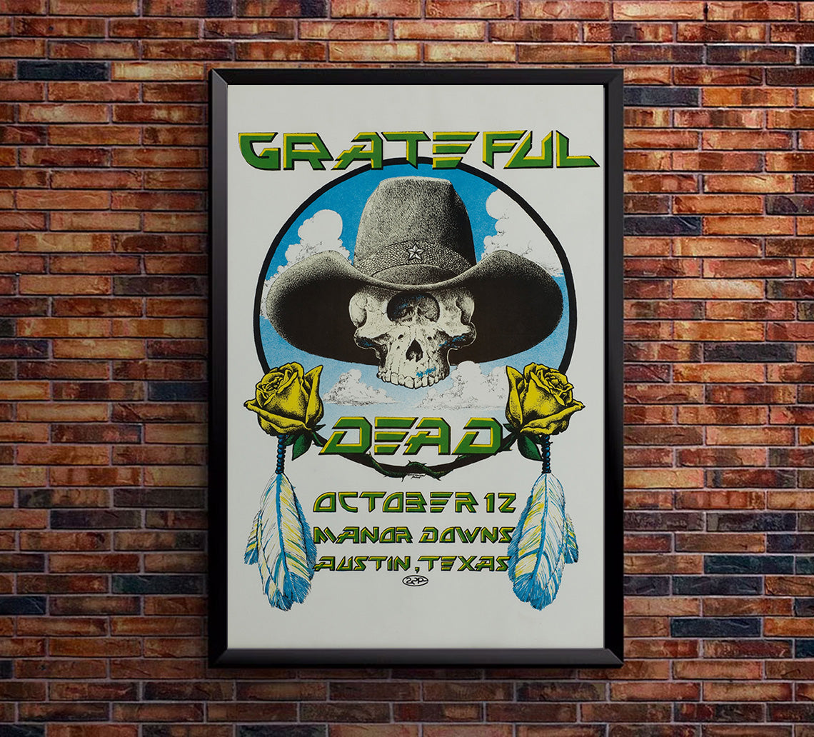 Greateful Dead - The Downs - 1982 - Music Concert Poster – Lost