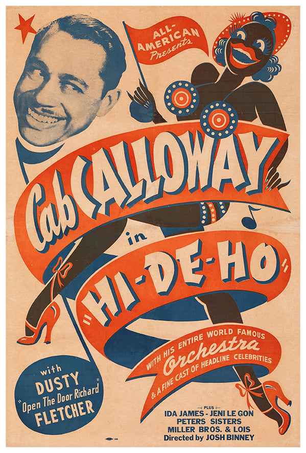 Cab Calloway - Hi De Do - 1947 - Music Concert Poster