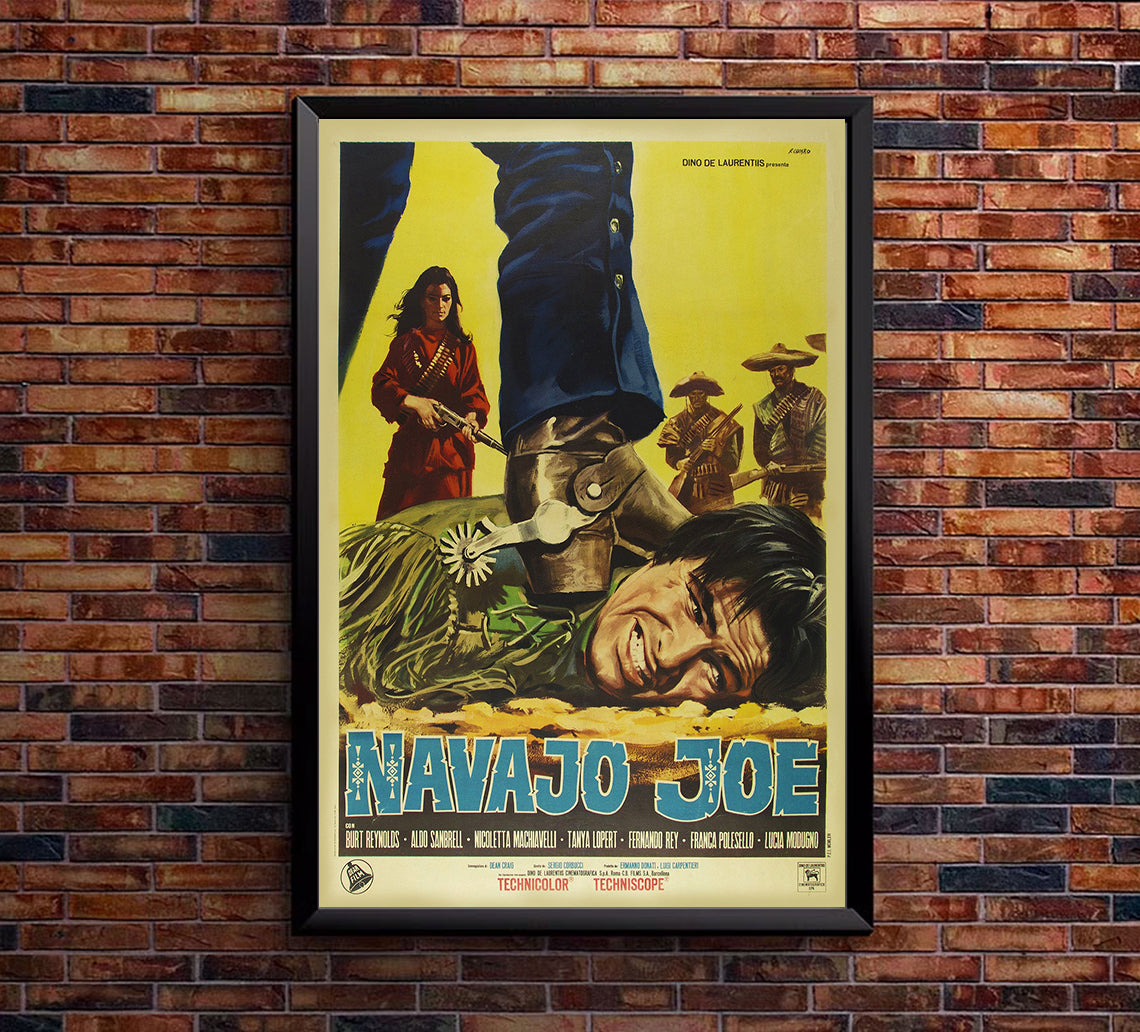 Navajo Joe 1966 - Italian - Classic Movie Poster