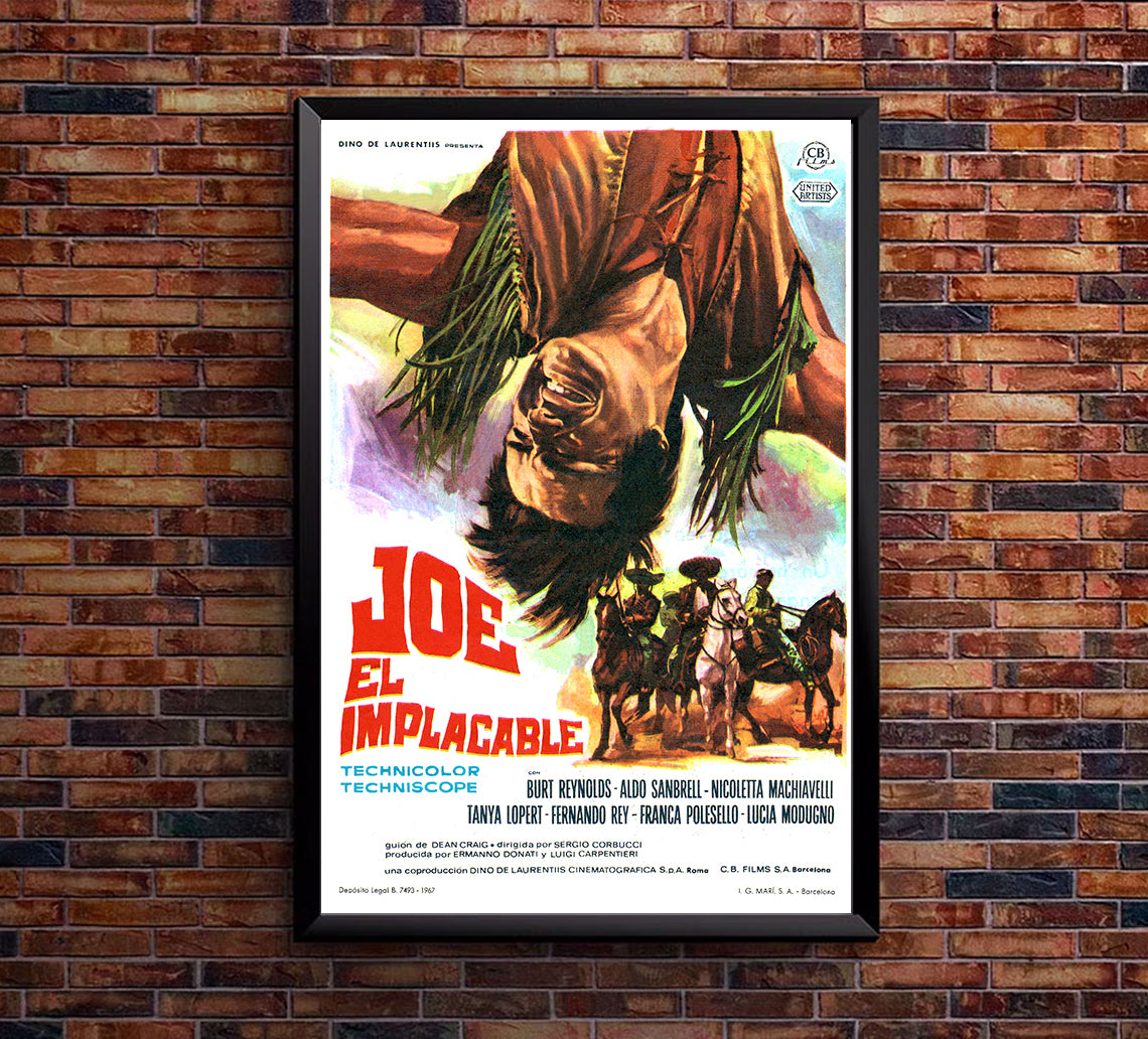 Navajo Joe 1966 - Spain - Classic Movie Poster