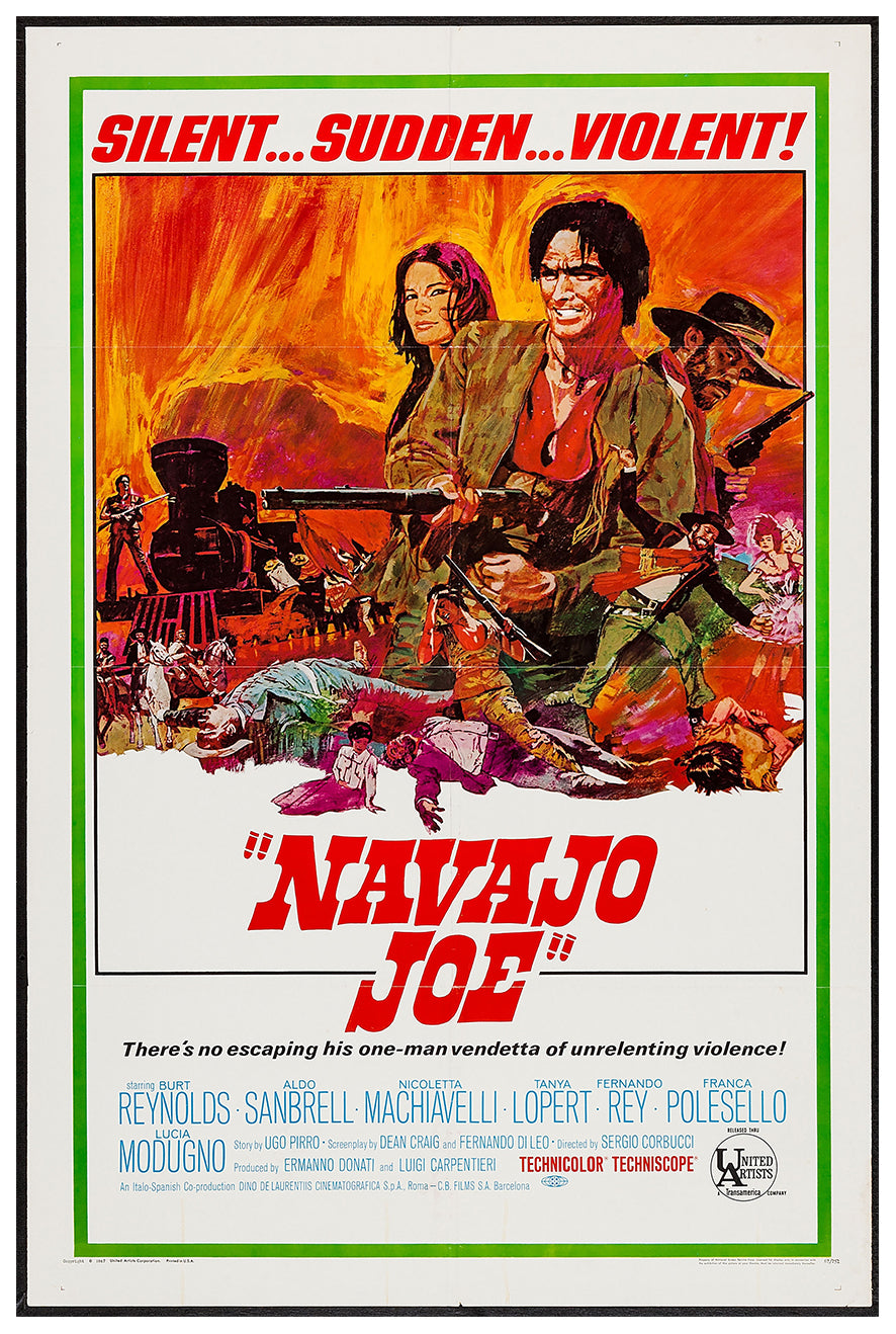 Navajo Joe 1966 - Classic Movie Poster