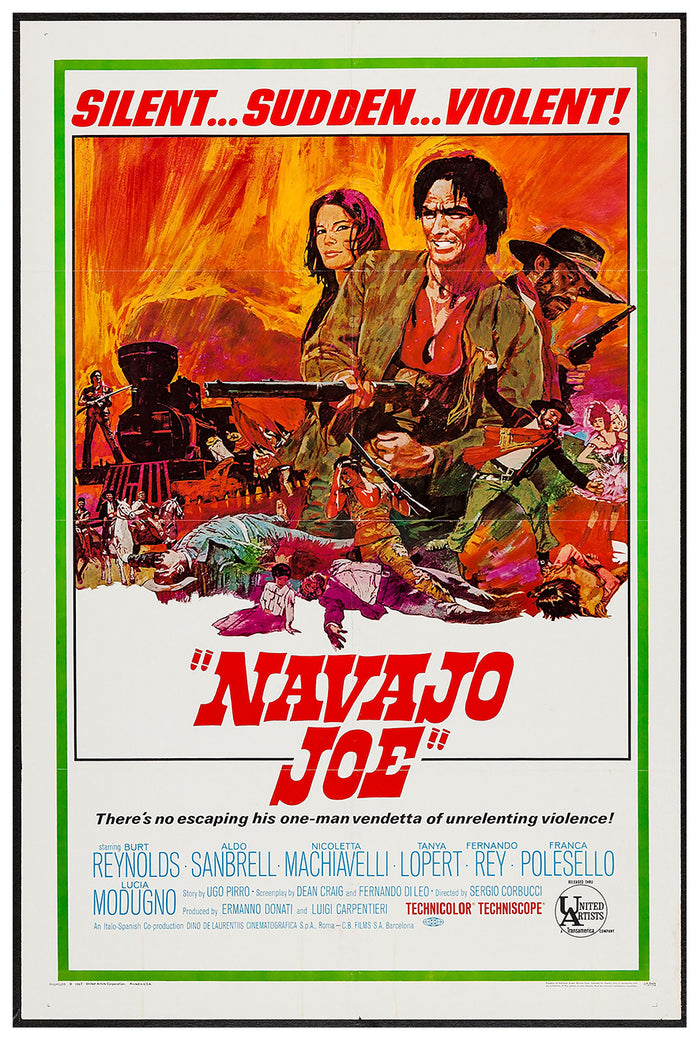 Navajo Joe 1966 - Classic Movie Poster