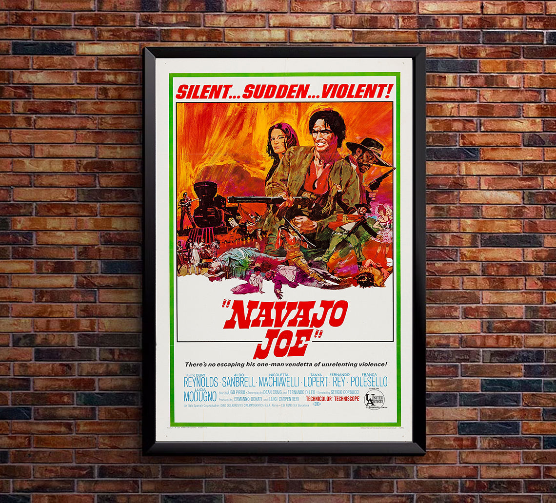 Navajo Joe 1966 - Classic Movie Poster