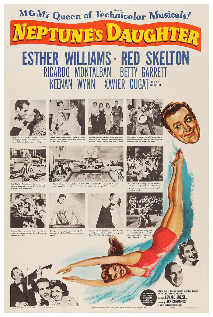Neptune's Daughter 1949 - Esther Williams - US - Classic Movie Poster