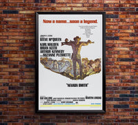 Nevada Smith 1966 - Steve McQueen - Vintage Classic Movie Poster