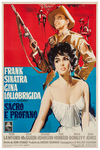 Never So Few 1959 - Frank Sinatra - Italy - Classic Movie Poster