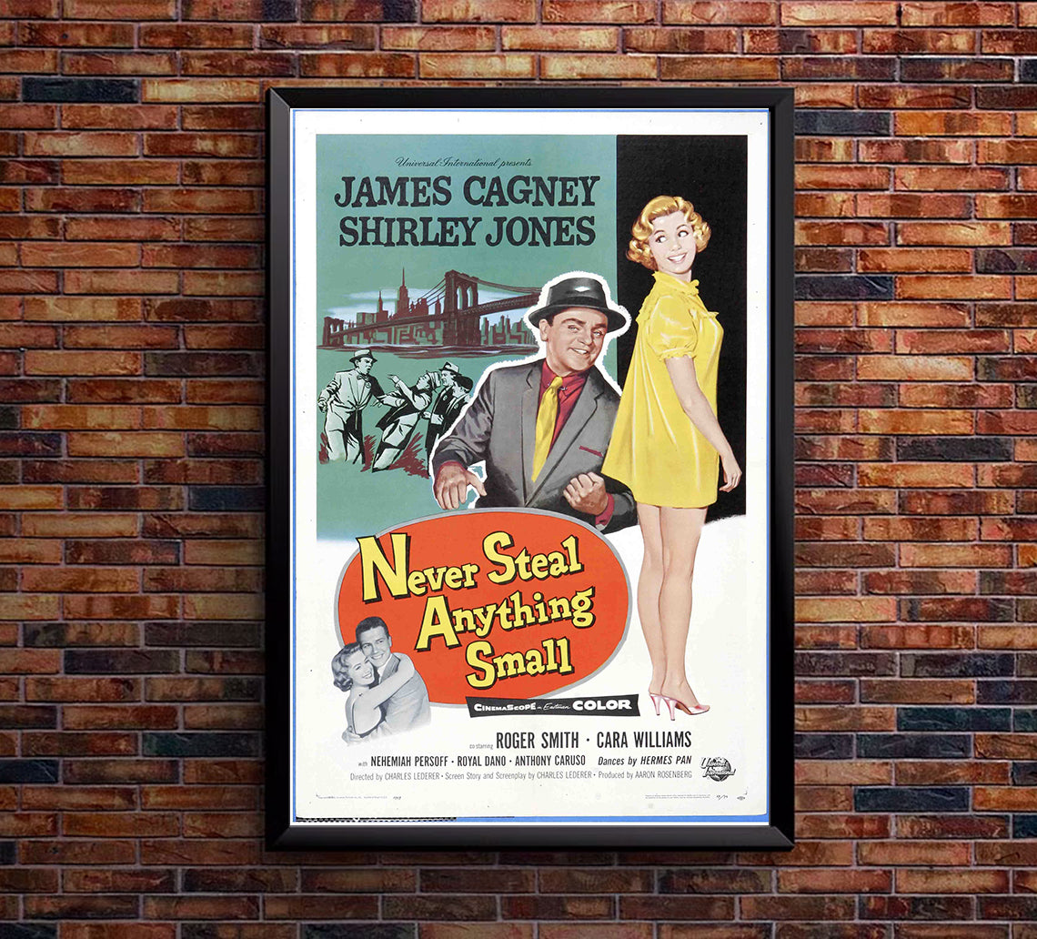 Never Steal Anything Small 1959 - James Cagney - US 2 - Classic Movie Poster