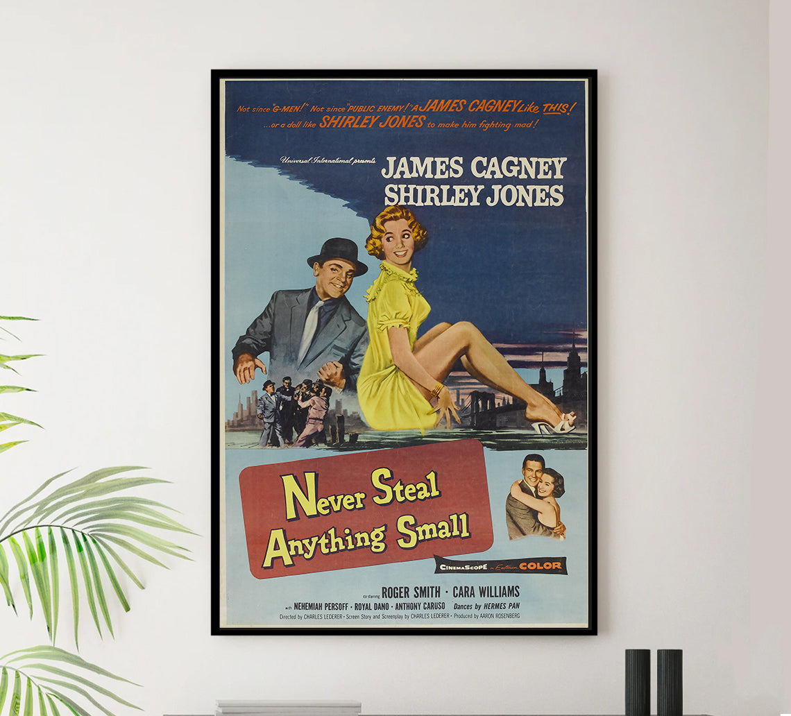 Never Steal Anything Small 1959 - James Cagney - US - Classic Movie Poster