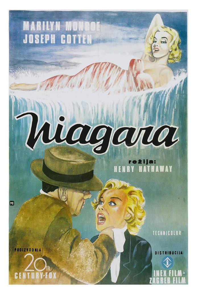 Niagara 1953 - Croatia - Vintage Classic Movie Poster
