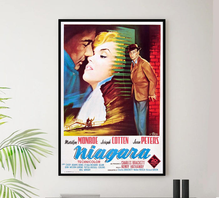 Niagara 1953 - Italian - Vintage Classic Movie Poster