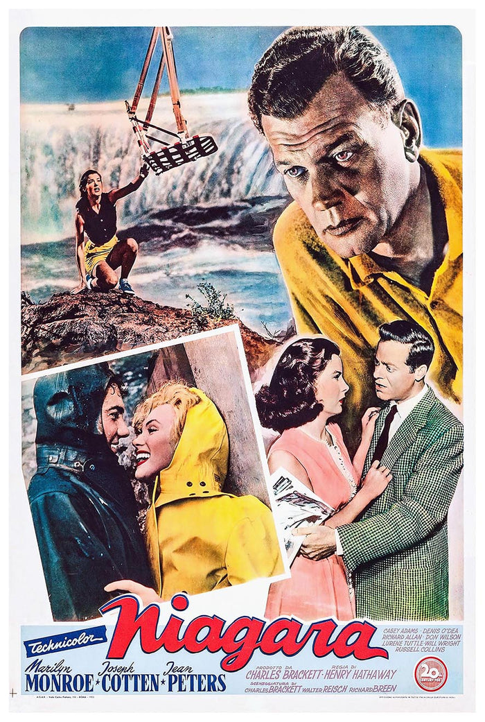 Niagara 1953 - Italian v2 - Vintage Classic Movie Poster