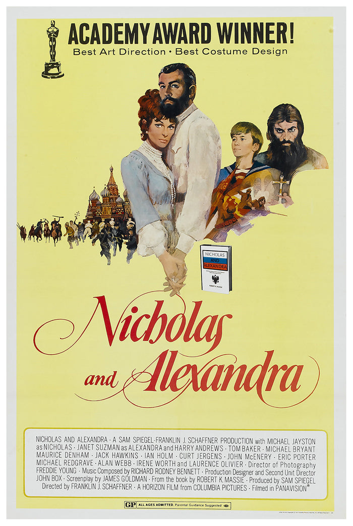 Nicholas and Alexandra 1971 - Laurence Olivier - US - Classic Movie Poster