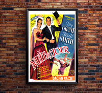 Night and Day 1946 - Cary Grant - Belgium - Classic Movie Poster