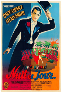 Night and Day 1946 - Cary Grant - France - Classic Movie Poster
