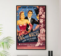 Night and Day 1946 - Cary Grant - Germany - Classic Movie Poster