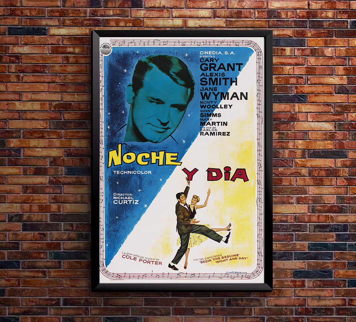 Night and Day 1946 - Cary Grant - Spain(2) - Classic Movie Poster