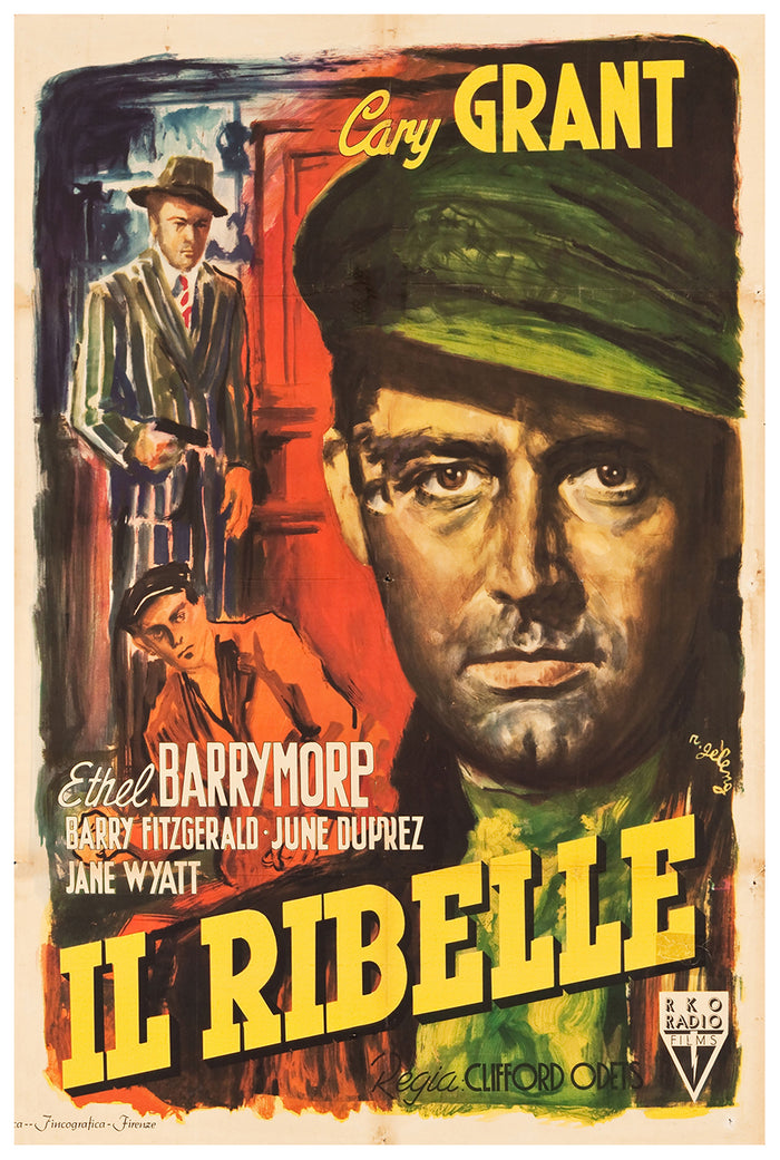 None But the Lonely Heart 1944 - Cary Grant - Italy - Classic Movie Poster