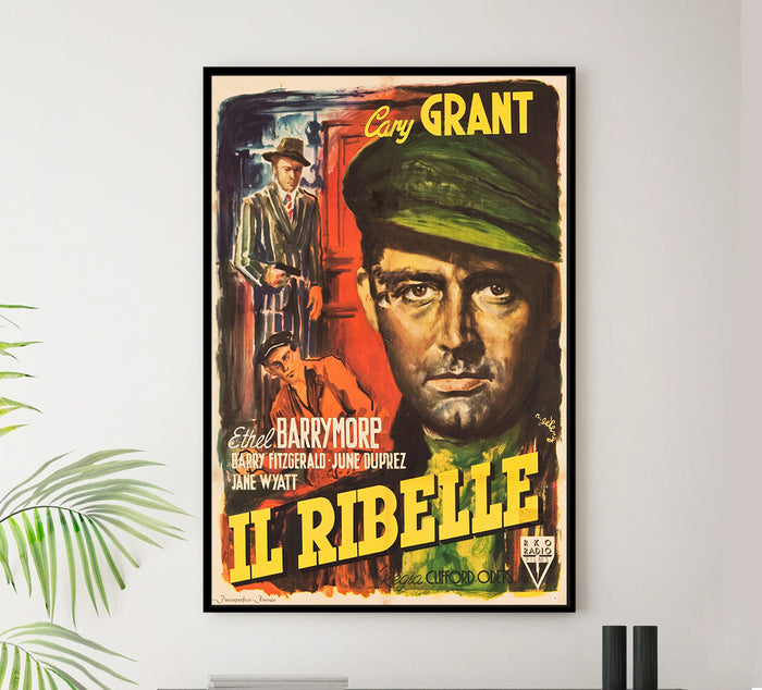 None But the Lonely Heart 1944 - Cary Grant - Italy - Classic Movie Poster
