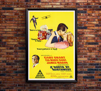 North by Northwest 1959 - Hitchcock - Australia - Classic Movie Poster