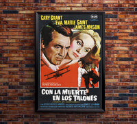 North by Northwest 1959 - Hitchcock - Spain - Classic Movie Poster