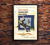 North by Northwest 1959 - Hitchcock - US - Classic Movie Poster