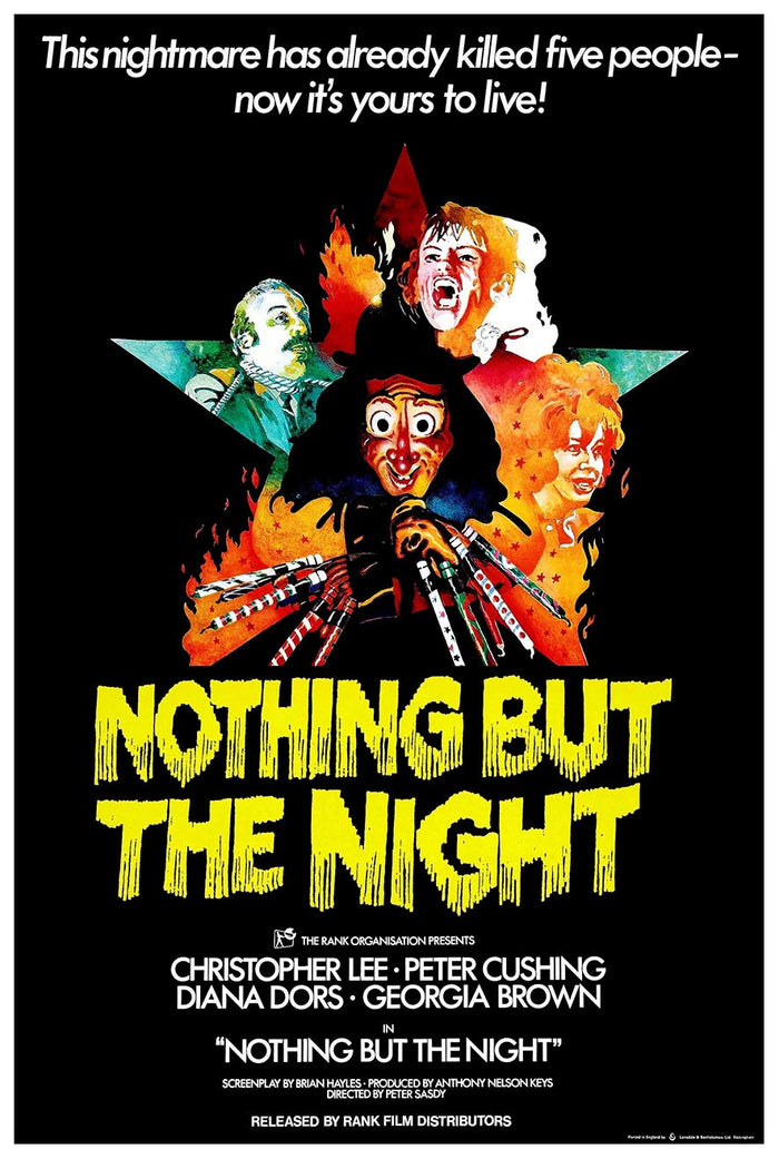 Nothing But the Night 1973 - Vintage Classic Movie Poster