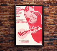 Notorious 1946 - Cary Grant - Sweden - Classic Movie Poster