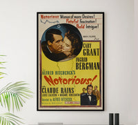 Notorious 1946 - Cary Grant - US(2) - Classic Movie Poster