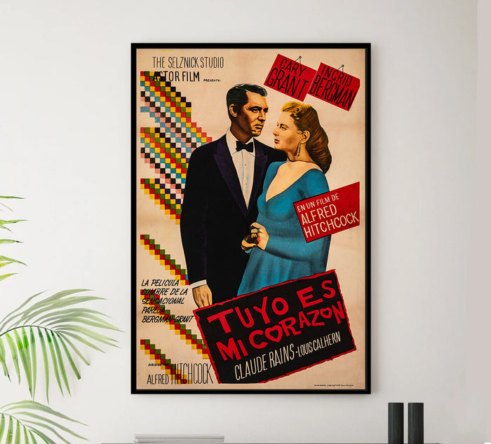 Notorious 1946 - Hitchcock - Argentina - Classic Movie Poster