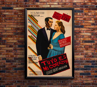 Notorious 1946 - Hitchcock - Argentina - Classic Movie Poster
