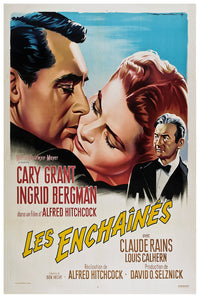 Notorious 1946 - Hitchcock - France (3) - Classic Movie Poster