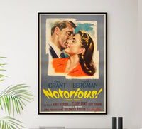 Notorious 1946 - Hitchcock - Italy (2) - Classic Movie Poster