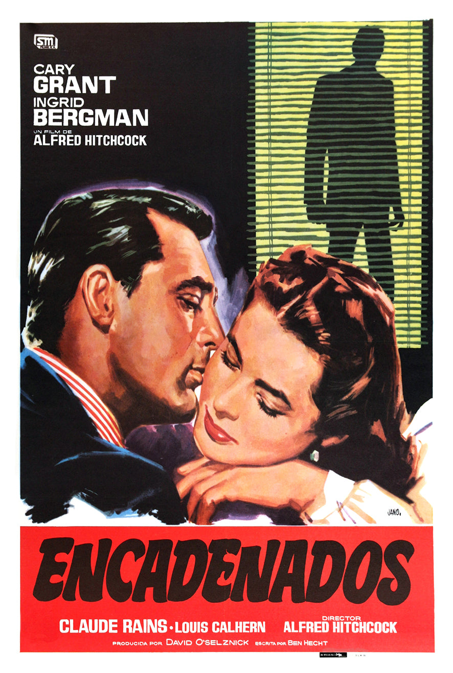 Notorious 1946 - Hitchcock - Spain - Classic Movie Poster
