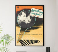 Notorious 1946 - Hitchcock - Sweden (2) - Classic Movie Poster