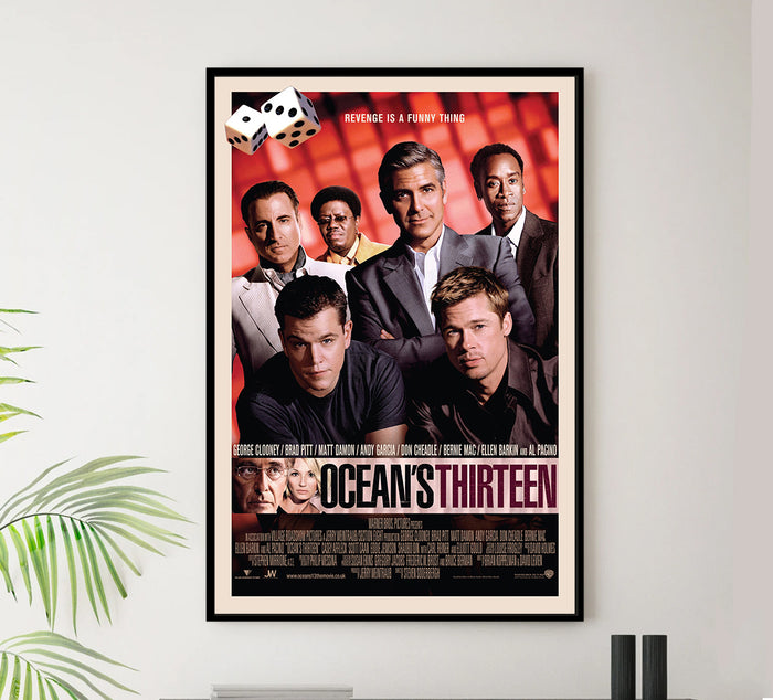 Ocean's Thirteen 2007 - Al Pacino - UK - Classic Movie Poster