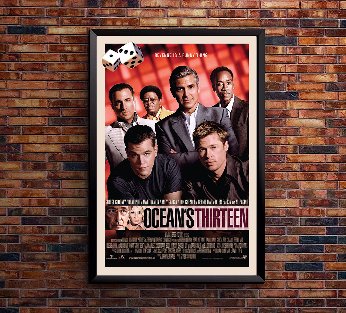 Ocean's Thirteen 2007 - Al Pacino - UK - Classic Movie Poster