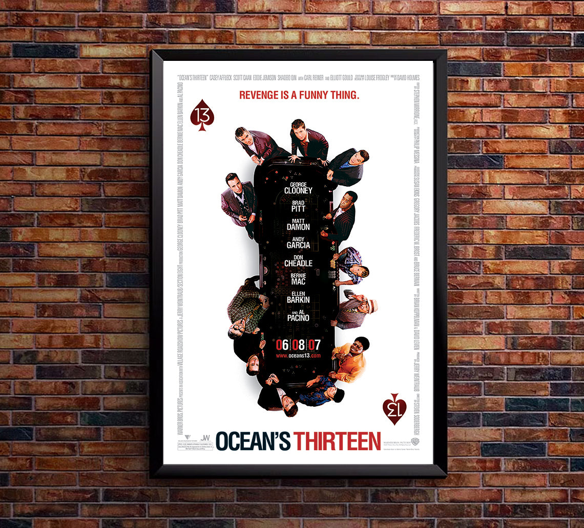 Ocean's Thirteen 2007 - Al Pacino - US - Classic Movie Poster