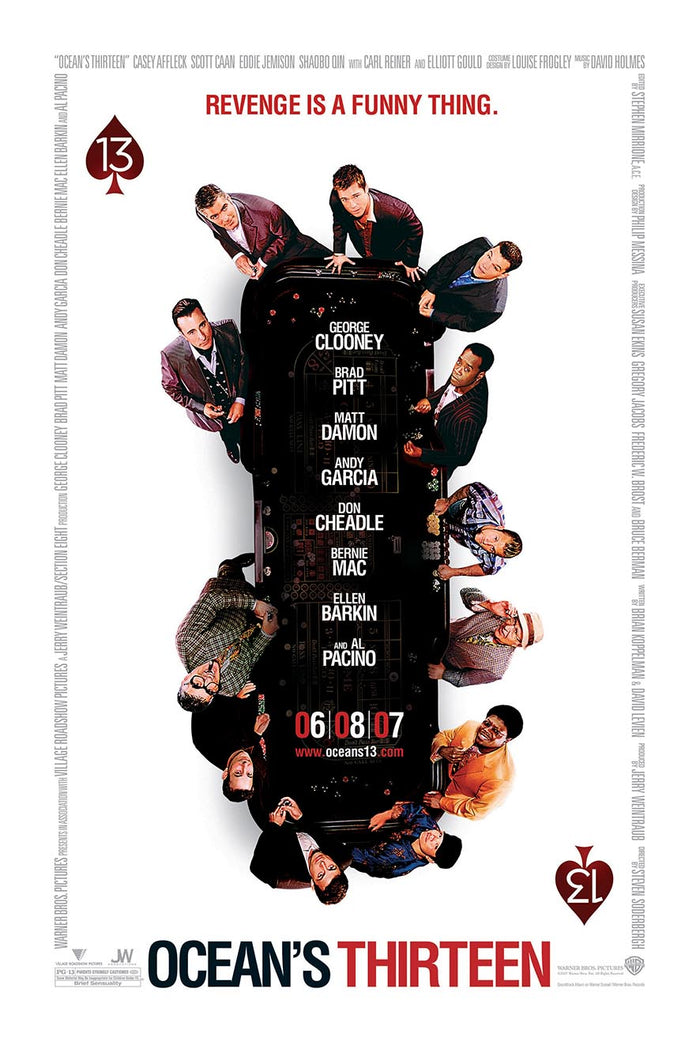 Ocean's Thirteen 2007 v1 - Classic Movie Poster
