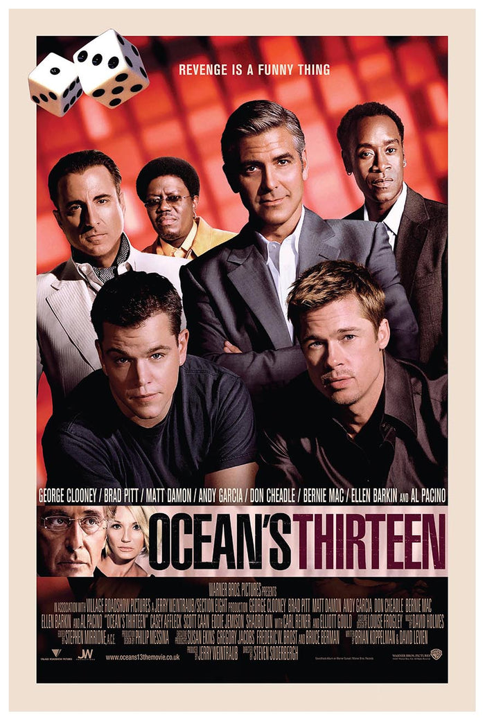 Ocean's Thirteen 2007 v2 - Classic Movie Poster
