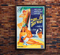 On an Island with You 1948 - Esther Williams - France - Classic Movie Poster