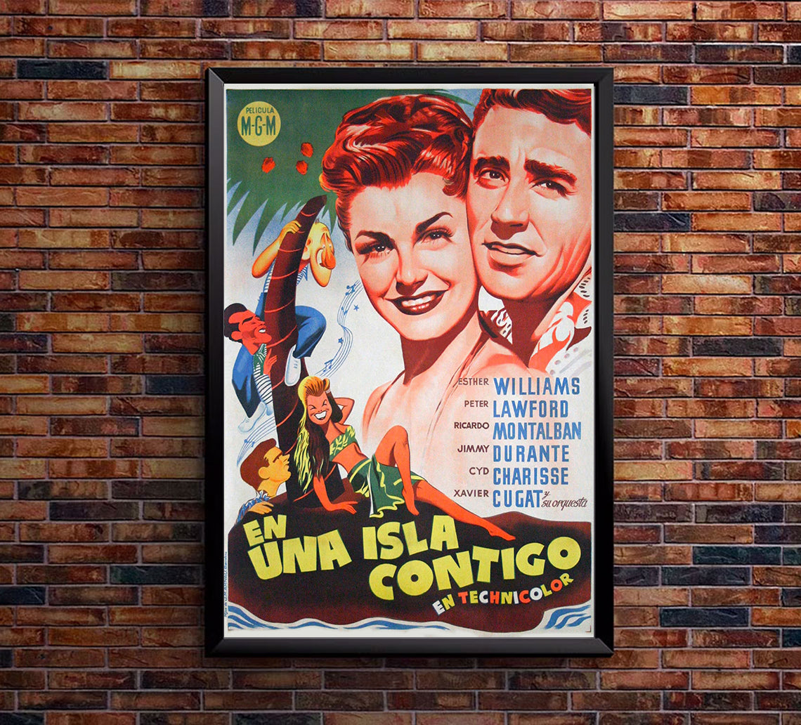 On an Island with You 1948 - Esther Williams - Spain (2) - Classic Movie Poster