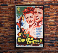 On an Island with You 1948 - Esther Williams - Spain (2) - Classic Movie Poster