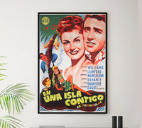 On an Island with You 1948 - Esther Williams - Spain (2) - Classic Movie Poster