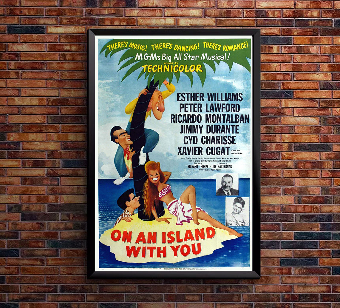 On an Island with You 1948 - Esther Williams - US - Classic Movie Poster