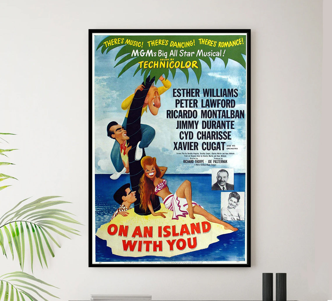 On an Island with You 1948 - Esther Williams - US - Classic Movie Poster