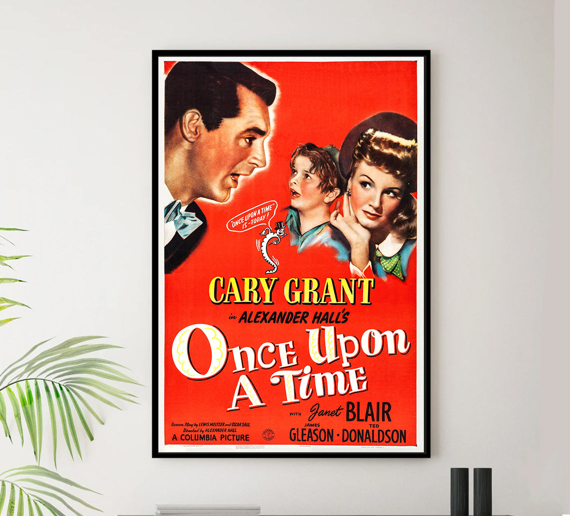 Once Upon a Time 1944 - Cary Grant - US - Classic Movie Poster