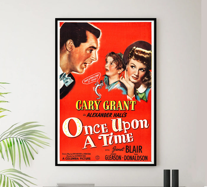 Once Upon a Time 1944 - Cary Grant - US - Classic Movie Poster