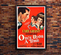 Once Upon a Time 1944 - Cary Grant - US - Classic Movie Poster