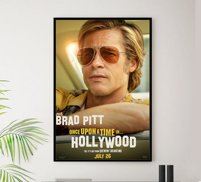 Once Upon a Time in Hollywood - Brad Pitt - 2019 - US 2 - Classic Movie Poster