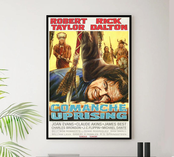 Once Upon a Time in Hollywood - Comanche Uprising 11x17 - Vintage Classic Movie Poster